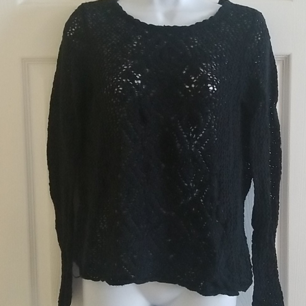American Eagle sweater with open back, size small